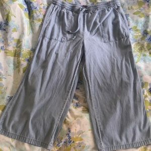 JCrew wide leg jeans